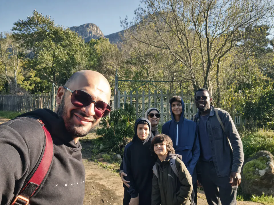A family taking a tour with Shepherd in Cape Town